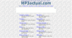 Desktop Screenshot of mp3actual.com